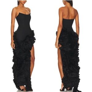 NEW Gorgeous Revolve NBD Arabella Gown Maxi Dress - Black Medium